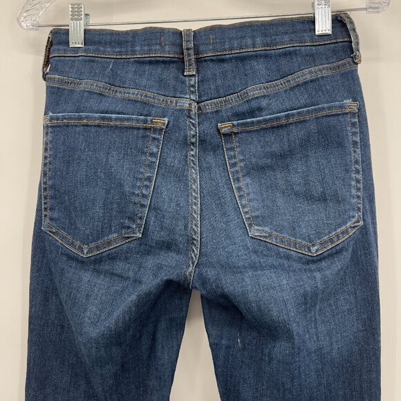 Free People Women's High- Rise Destroyed Knee Skinny Jeans 27 - Picture 5 of 10